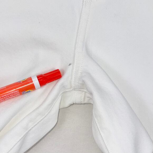 J Crew Women's Classic Straight Leg Jean Size 26 White - Picture 13 of 16